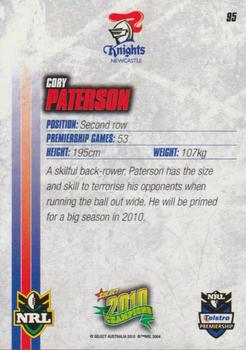 2010 NRL Champions #095 Cory Paterson Back